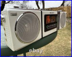 SONY CFS-9 Vintage Rare Stereo Cassette Recorder Boombox Japan Serviced Warranty