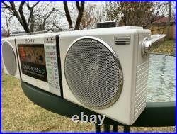 SONY CFS-9 Vintage Rare Stereo Cassette Recorder Boombox Japan Serviced Warranty