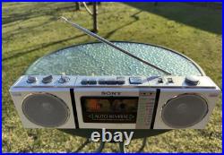 SONY CFS-9 Vintage Rare Stereo Cassette Recorder Boombox Japan Serviced Warranty