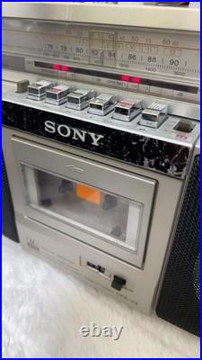 SONY CFS-V3 Stereo Radio Cassette Recorder Boombox ZILBA'P MX Vintage 1980 Japan