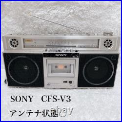 SONY CFS-V3 Stereo Radio Cassette Recorder Boombox ZILBA'P MX Vintage 1980 Japan