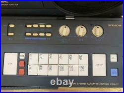 SONY CHORDMASHINE CFS-C7 Boombox Portable cassette recorder 1980s Vintage Japan