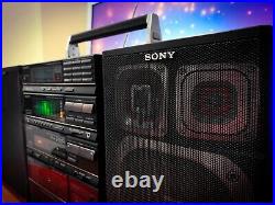 SONY FH-215R (1987) BOOMBOX RARE Vintage Stereo Cassette Recorder