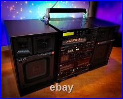 SONY FH-55W? RaRe? Complete Vintage Stereo Turntable Boombox System