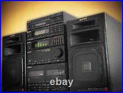 SONY FH-808R (1988) Vintage Stereo Cassette Recorder Boombox