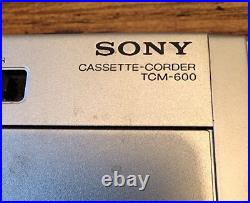 SONY Original SILVER Walkman TCM-600 VINTAGE