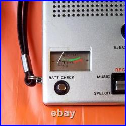 SONY TC-1100 Portable Cassette Recorder Music Speech Vintage Fully Functional
