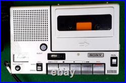 SONY TC-1100 Portable Cassette Recorder Serviced FullyFunction Vintage Retro