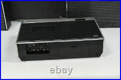 SONY TC-126 Cassette Player/Recorder with Speakers SS-16 & Case Vintage Japan