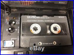 SONY TC-D5M Stereo Cassette Professional Recorder Vintage Works Walkman Walk Man