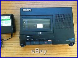SONY TC-D5M VINTAGE Portable Cassette Recorder. WORKING FINE