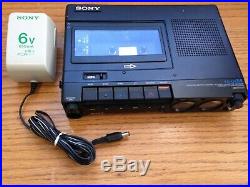 SONY TC-D5M VINTAGE! Portable Cassette Recorder. WORKING GREAT