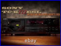 SONY TC-K222ESL? RaRe? Vintage Stereo Cassette Deck SONY TC-K222ESL? RaRe? Vintage Stereo Cassette Deck