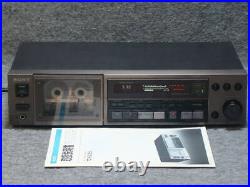 SONY TC-K333ES Vintage Stereo Cassette Deck'80s Rare Operation Tested