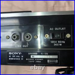 SONY Vintage Stereo Cassette TC-121 Player Recorder SONY Vintage Stereo Cassette TC-121 Player Recorder