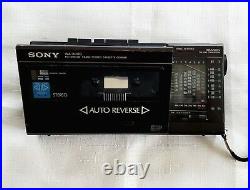 SONY WA-8000 Cassette Corder 9 Band World FM MW SW Japan Vintage PARTS Restore