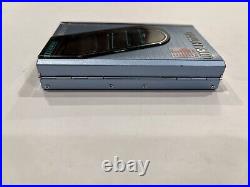 SONY WM-30 Walkman Cassette Player Blue Vintage Rare WORKS GREAT