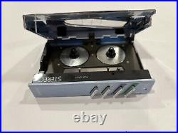 SONY WM-30 Walkman Cassette Player Blue Vintage Rare WORKS GREAT