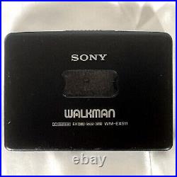 SONY WM-EX511 1994 Walkman Black Vintage Cassette Player Made in Japan Tested