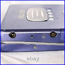 SONY WM-EX811 1995 Walkman Purple Vintage Cassette Player Made in Japan Tested