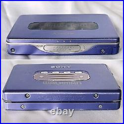 SONY WM-EX811 1995 Walkman Purple Vintage Cassette Player Made in Japan Tested