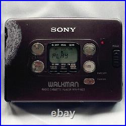 SONY WM-FX822 1996 Walkman Brown Vintage Cassette Player Made in Japan Tested