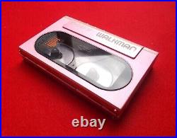 SONY Walkman WM-20 Pink Personal Cassette Player Vintage not working From Japan