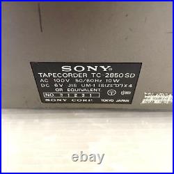SONY cassette recorder Densuke TC-2850SD operation confirmed vintage from Japan