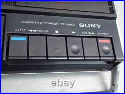 SONY cassette tape recorder TC-1260A Good working 1972 Japan retro vintage old SONY cassette tape recorder TC-1260A Good working 1972 Japan retro vintage old
