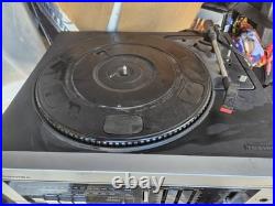 SUPER RARE Vintage Toshiba SL-5 Cassette + Record Player Combo As Is