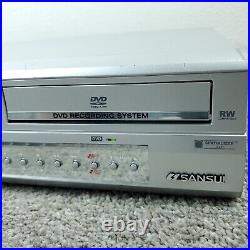 Sansui VRDVD4005 Video Cassette Recorder VCR/DVD Combo Player Vintage No Remote