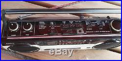 Sanyo Ghettoblaster Boombox MS 320 Radio Cassette Recorder Vintage M-S400