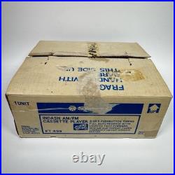 Sanyo Indash AM/FM Cassette Player FT 489 Open Box New Vtg