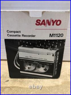 Sanyo M1120 Vintage Walkman Cassette Recorder Mint With Box