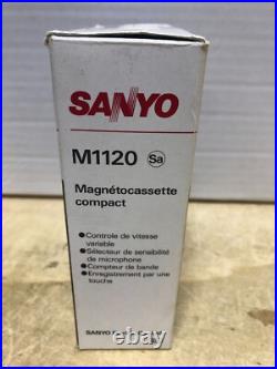 Sanyo M1120 Vintage Walkman Cassette Recorder Mint With Box