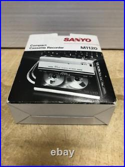 Sanyo M1120 Vintage Walkman Cassette Recorder Mint With Box