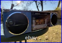 Sanyo M7780L Rare Vintage Radio Cassette Recorder Boombox Ghettoblaster Tested Sanyo M7780L Rare Vintage Radio Cassette Recorder Boombox Ghettoblaster Tested
