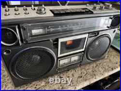 Sanyo M9994 Vintage Boombox AM/FM Cassette Recorder Portable Radio For Parts Sanyo M9994 Vintage Boombox AM/FM Cassette Recorder Portable Radio For Parts