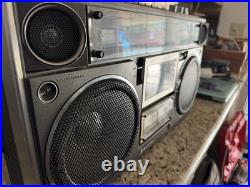 Sanyo M9994 Vintage Boombox AM/FM Cassette Recorder Portable Radio For Parts Sanyo M9994 Vintage Boombox AM/FM Cassette Recorder Portable Radio For Parts