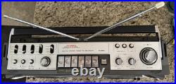 Sanyo M9994 Vintage Boombox AM/FM Cassette Recorder Portable Radio For Parts Sanyo M9994 Vintage Boombox AM/FM Cassette Recorder Portable Radio For Parts
