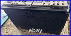 Sanyo M9994 Vintage Boombox AM/FM Cassette Recorder Portable Radio For Parts Sanyo M9994 Vintage Boombox AM/FM Cassette Recorder Portable Radio For Parts
