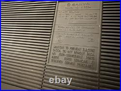 Sanyo M9994 Vintage Boombox AM/FM Cassette Recorder Portable Radio For Parts Sanyo M9994 Vintage Boombox AM/FM Cassette Recorder Portable Radio For Parts
