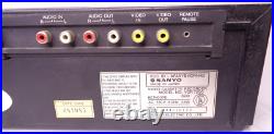 Sanyo VCR 7250 Super Beta Hi-Fi Video Cassette Recorder Works Vintage Japan Sanyo VCR 7250 Super Beta Hi-Fi Video Cassette Recorder Works Vintage Japan