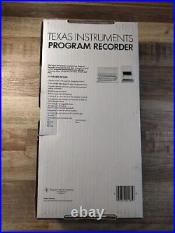 Sealed Texas Instruments Program Recorder PHP2700 1982 Vintage Cassette NIB