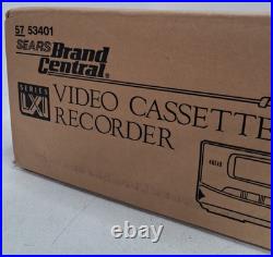 Sears Brand Central LXI Video Cassette Recorder VCR 57 53401 Sealed New