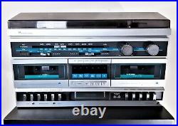 Sears Vintage AM/FM Stereo System Cassette Turn Table Record Player Retro Manual