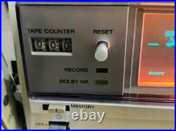 See video Sony Japan TC-K45M vintage cassette tape recorder player deck