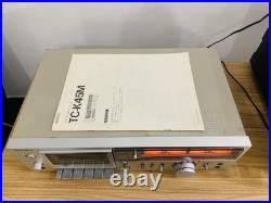 See video Sony Japan TC-K45M vintage cassette tape recorder player deck
