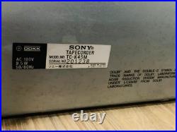 See video Sony Japan TC-K45M vintage cassette tape recorder player deck