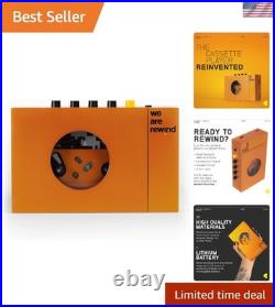 Serge Vintage Bluetooth Cassette Player & Recorder Portable Tape Deck Orange